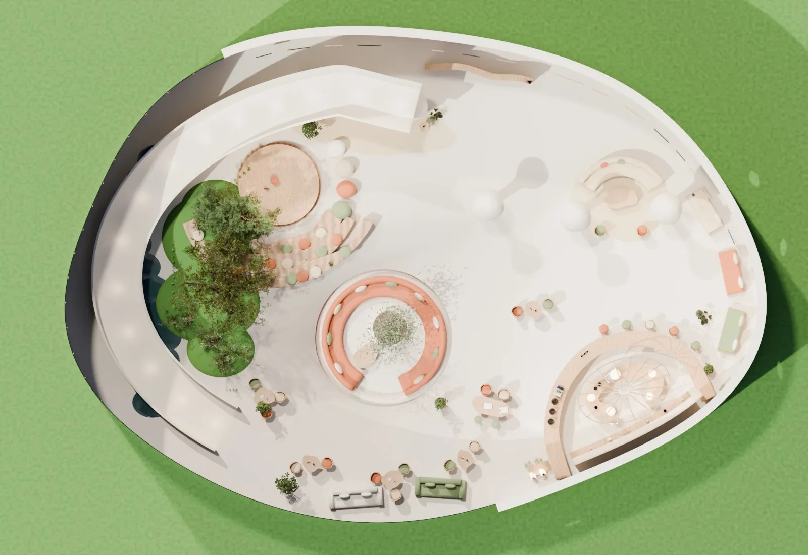 Ground floor plan of bio